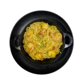 Shrimp Spaghetti with Cream